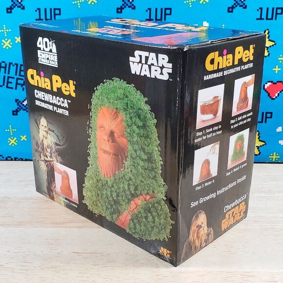 Chia Pet Star Wars Chewbacca The Empire Strikes Back Decorative Pottery Planter - Picture 6 of 8